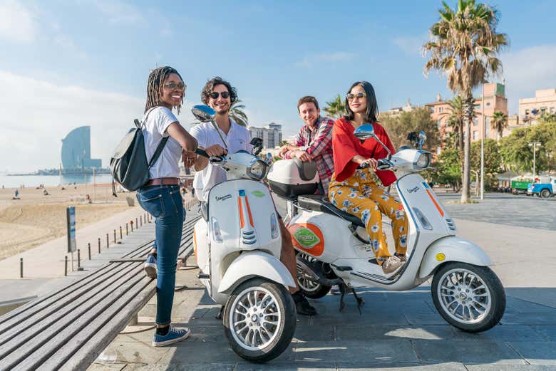 Vespa Rental in Barcelona
