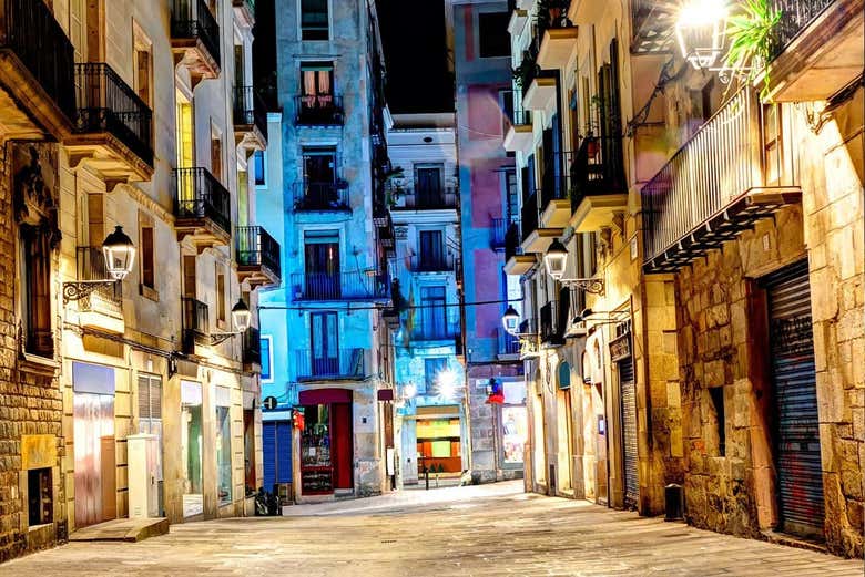 Typical streets in the El Born district