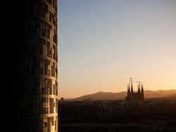 Torre Agbar and Sagrada Familia