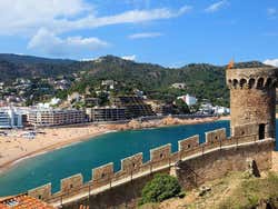 Tossa de Mar from its fortress