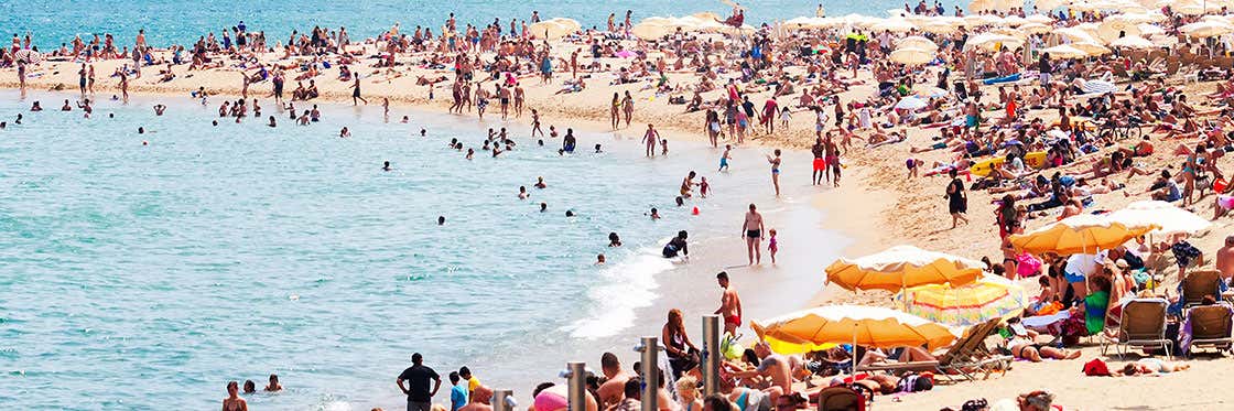 Sant Sebastià Beach in Barcelona